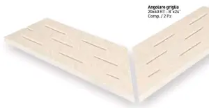 ANGOLARE GRIGLIA STONE GREY RETT