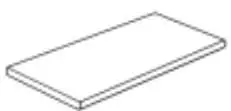 GRADONE CON TORO CASTAGNO ANTISLIP/RETT.
