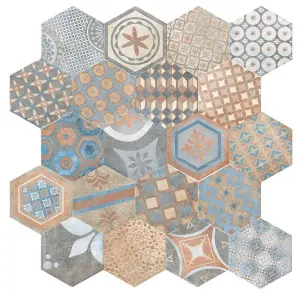 CIR CERAMICHE NEW ORLEANS ESAGONA FRENCH QUARTER ROYAL