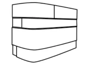 ANGLE INTERIEUR MONOLITHIQUE TAUPE