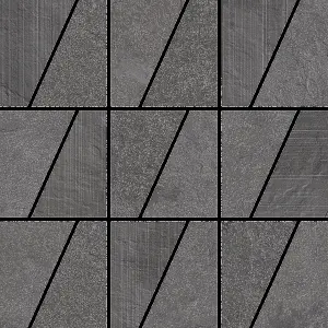 MOSAICO TRAPEZI ANTRACITE RET