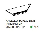 ANGOLO BORDO LINE INTERNO DX CAMARO