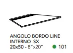 ANGOLO BORDO LINE INTERNO SX CAMARO