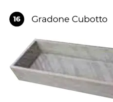 GRADONE CUBOTTO STEEL