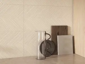 CHEVRON BEIGE RECT
