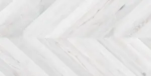 CHEVRON WHITE MATT RECT